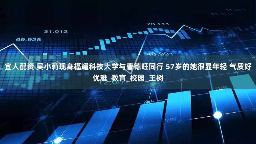 宜人配资 吴小莉现身福耀科技大学与曹德旺同行 57岁的她很显年轻 气质好优雅_教育_校园_王树